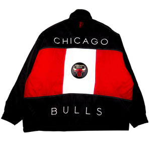 Vintage Black Chicago Bulls Pro Player Jacket (1990's)