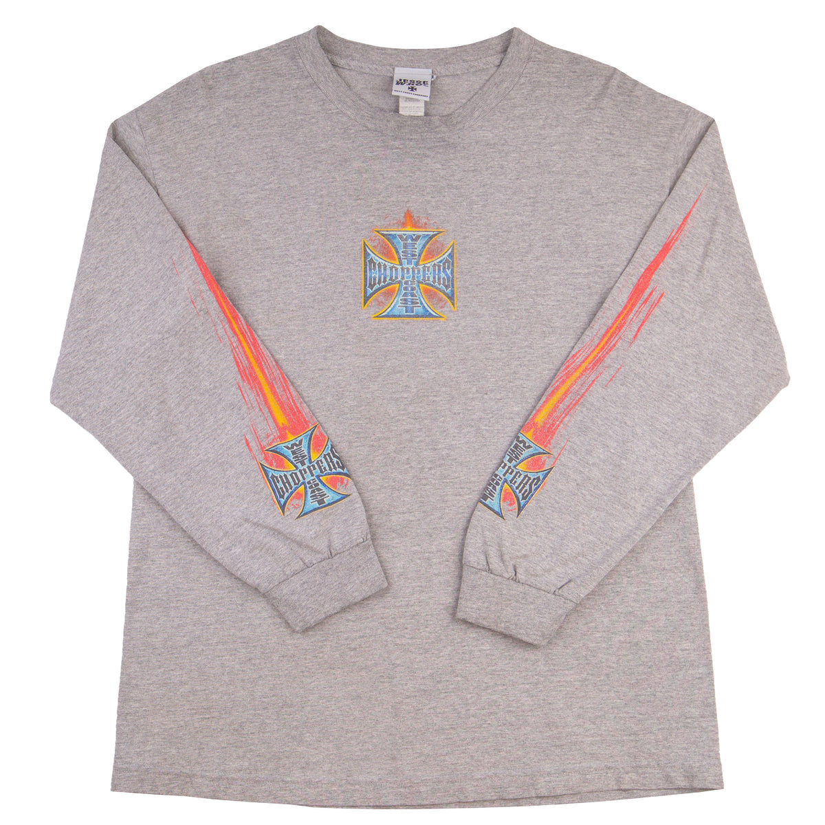 〜00s West Coast Choppers L/S Vintage Grey West Coast Choppers L/S – On The Arm
