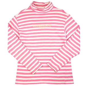 Guess Jeans Pink A$AP Rocky Striped Turtleneck PRE-OWNED
