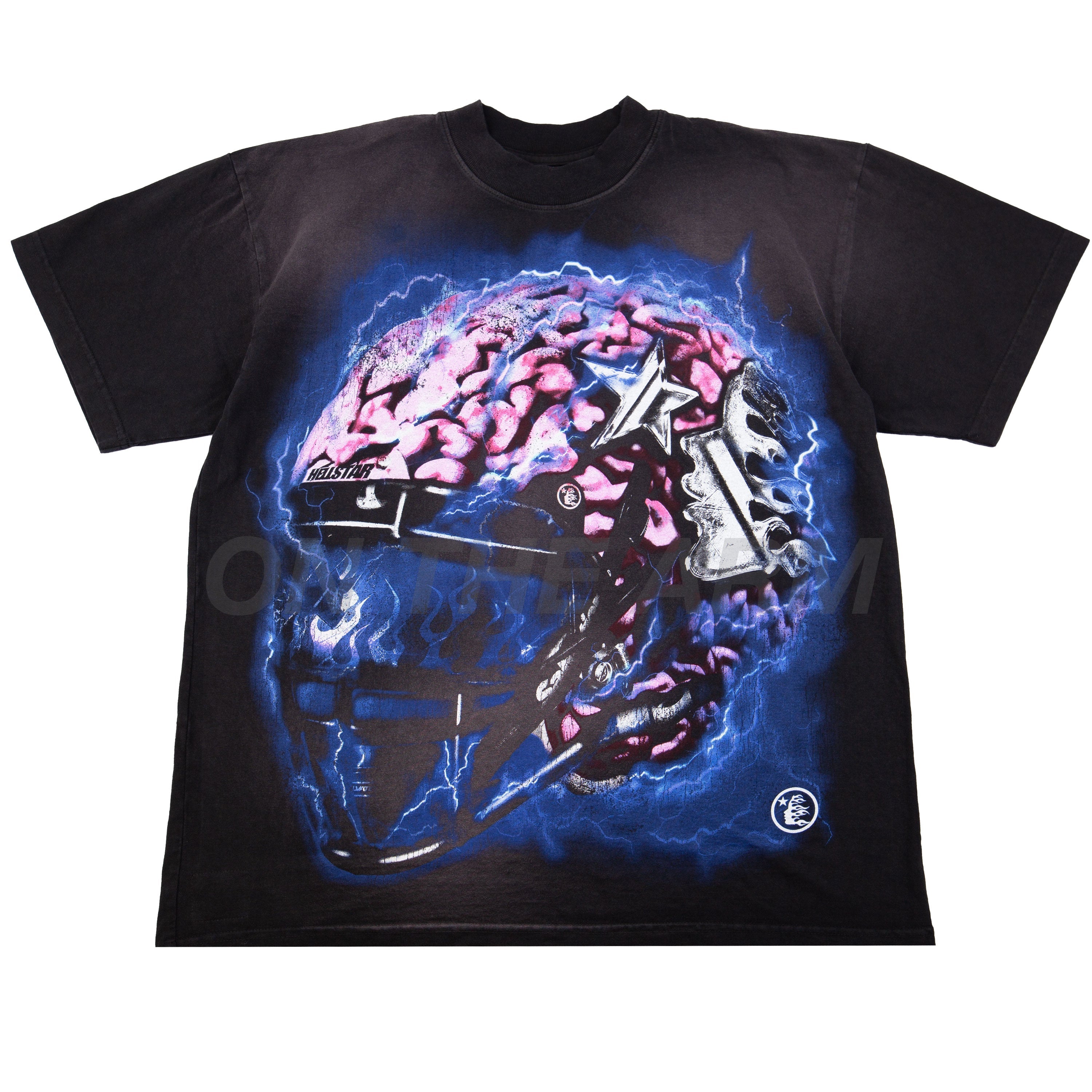 Hellstar Black Powered By The Star Tee