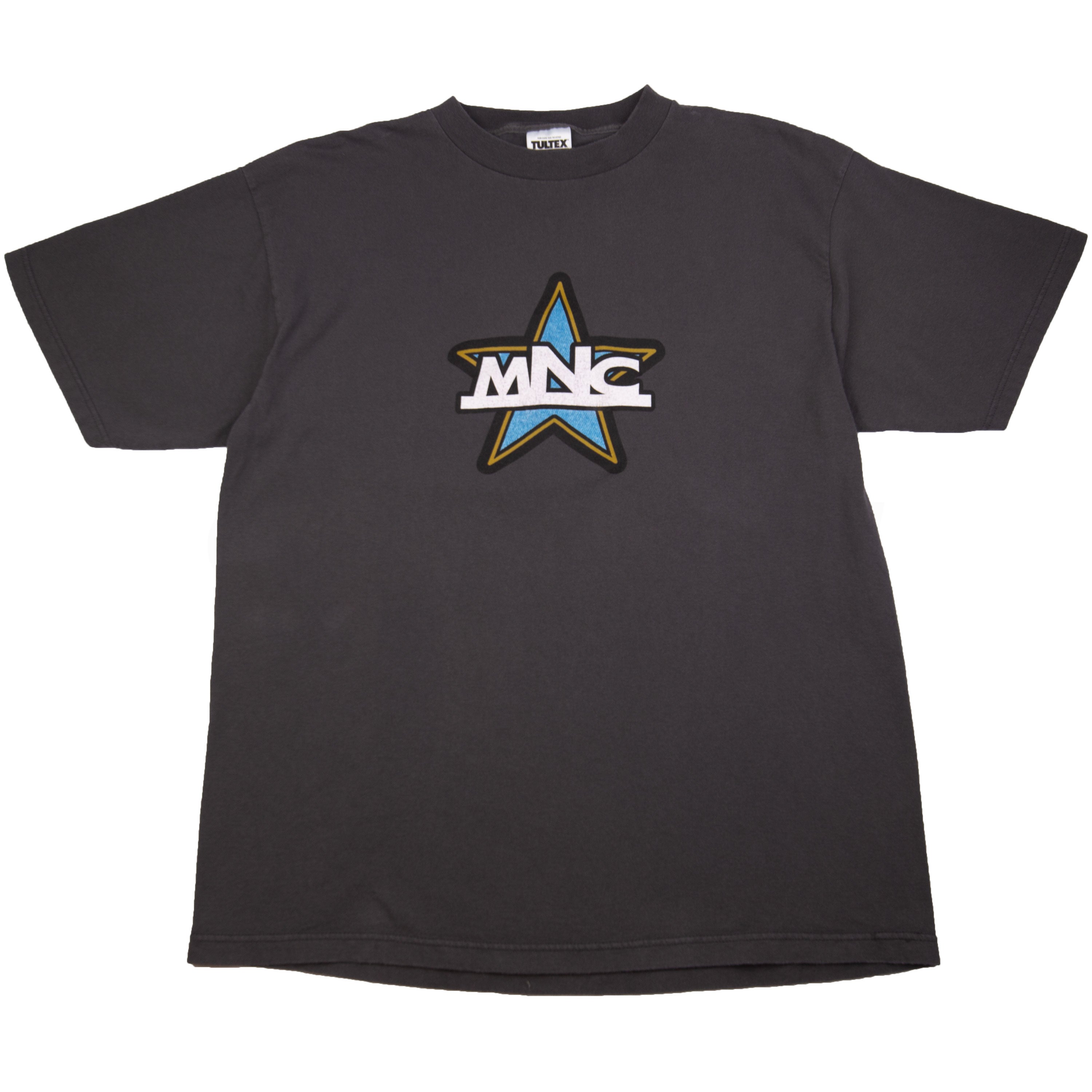 Vintage Charcoal Menace Skateboards Star Logo Tee (1990