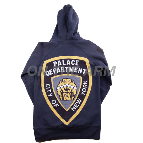 Palace Navy Palace Department Hoodie PRE-OWNED