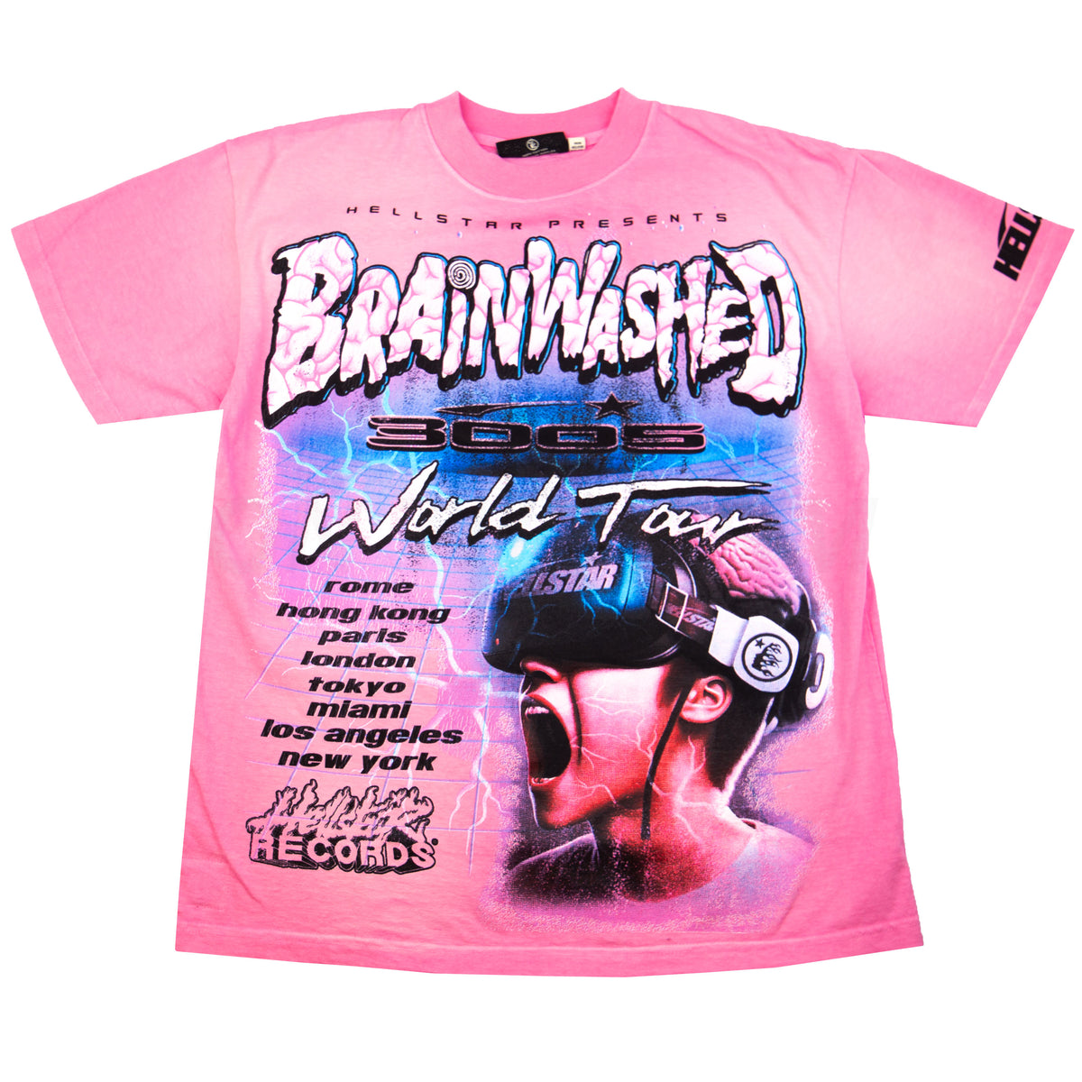 Hellstar Pink Brainwash Tee – On The Arm