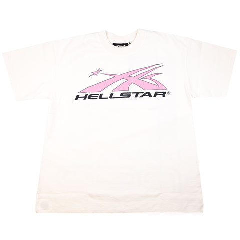 Hellstar Natural Pink Sport Logo Tee