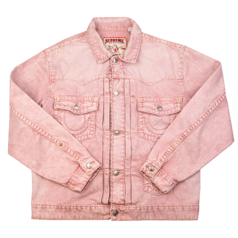 Supreme Pink True Religion Trucker Jacket PRE-OWNED