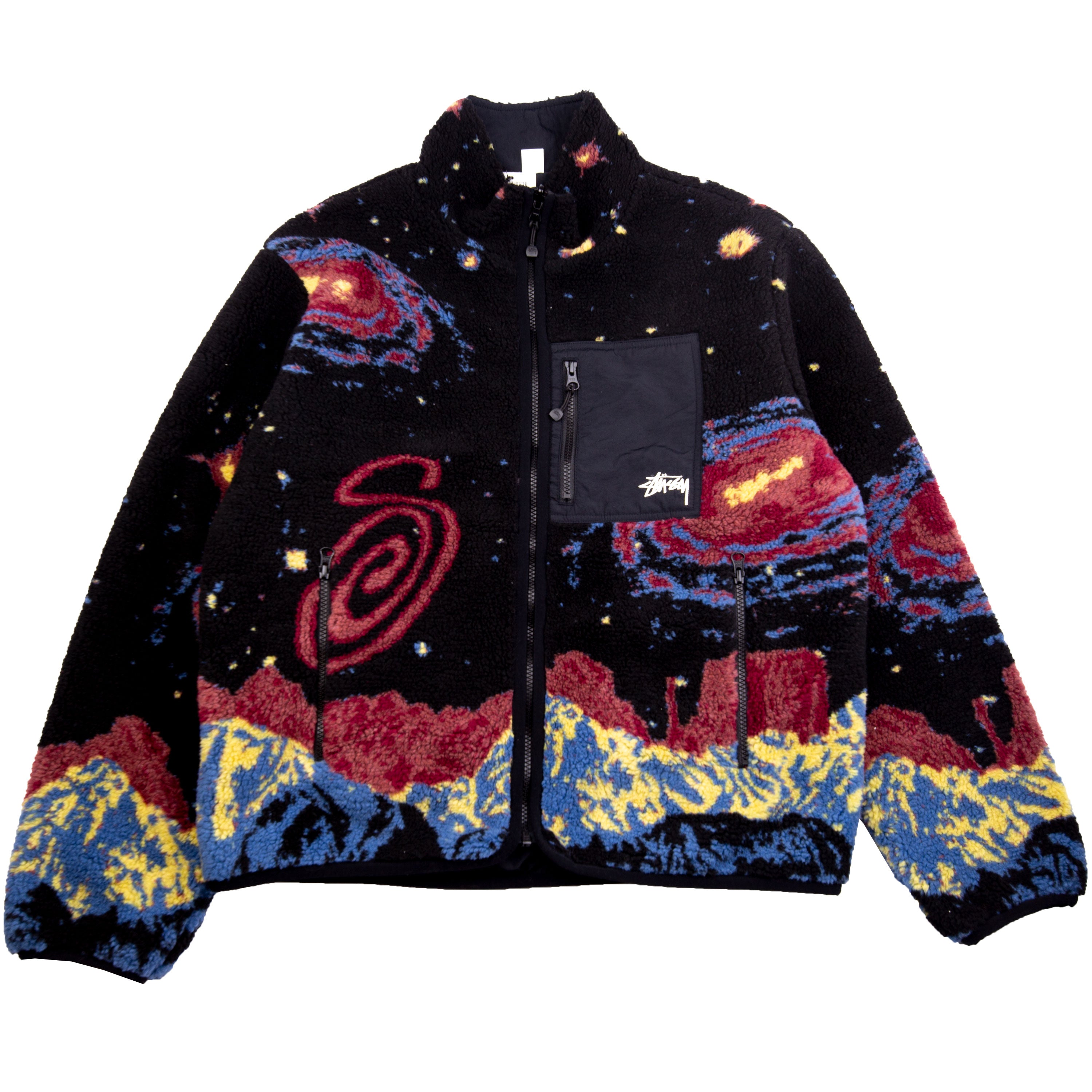 Stussy Cosmos Sherpa Fleece Jacket