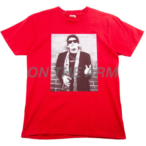 Supreme Red Shane MacGowan Photo Tee PRE-OWNED