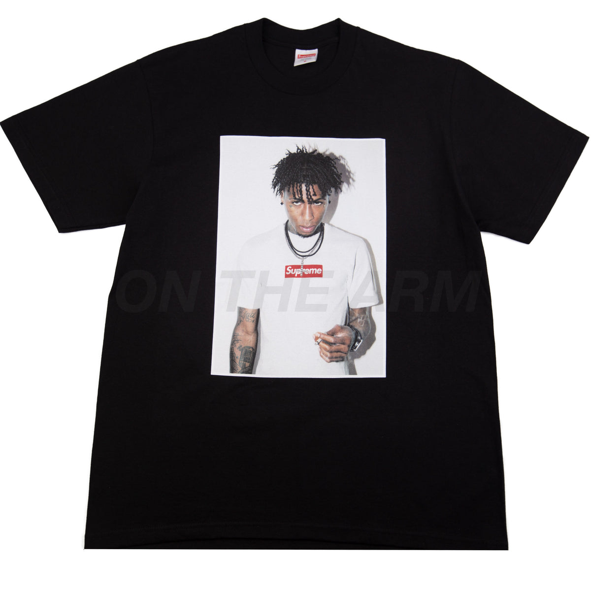 Supreme Black NBA Youngboy Tee – On The Arm