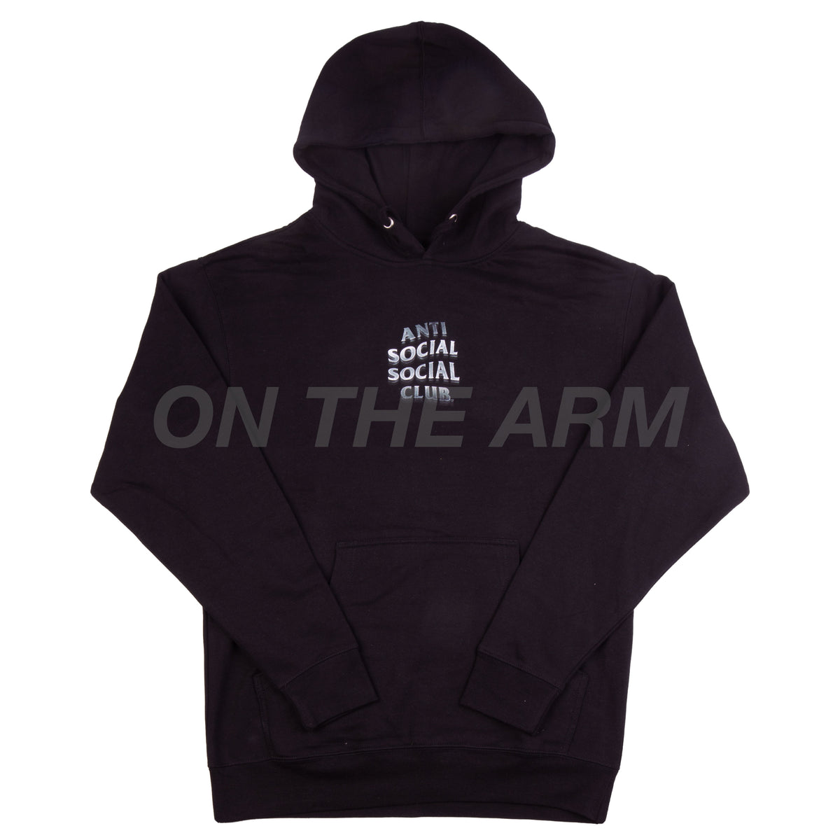 Anti Social Social Club Black 747K Hoodie – On The Arm