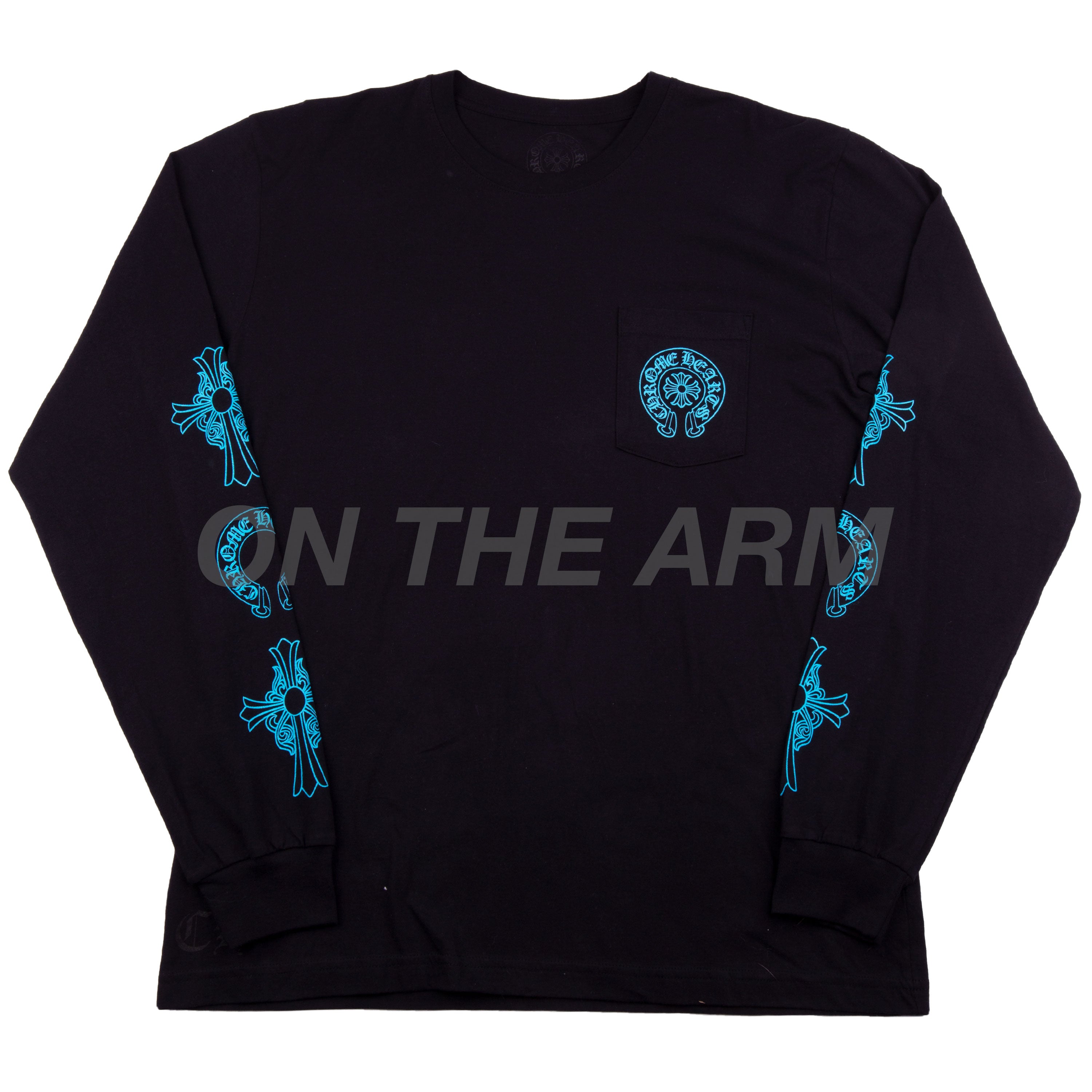 Chrome Hearts Black/Teal Cross L/S