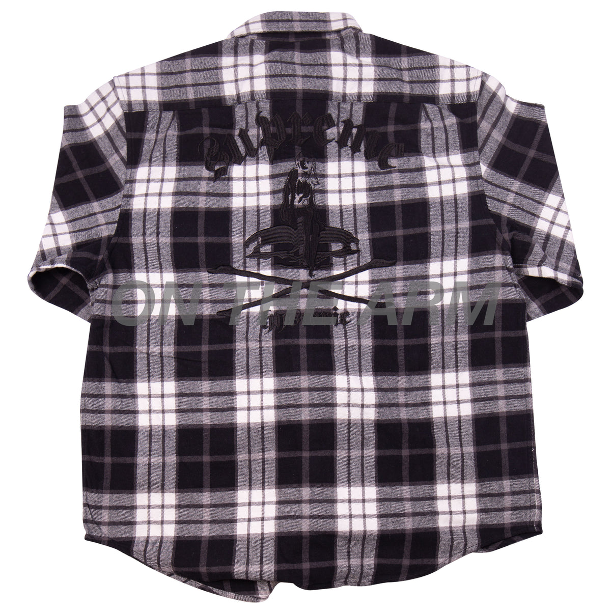 Supreme Black Hysteric Glamour Flannel – On The Arm