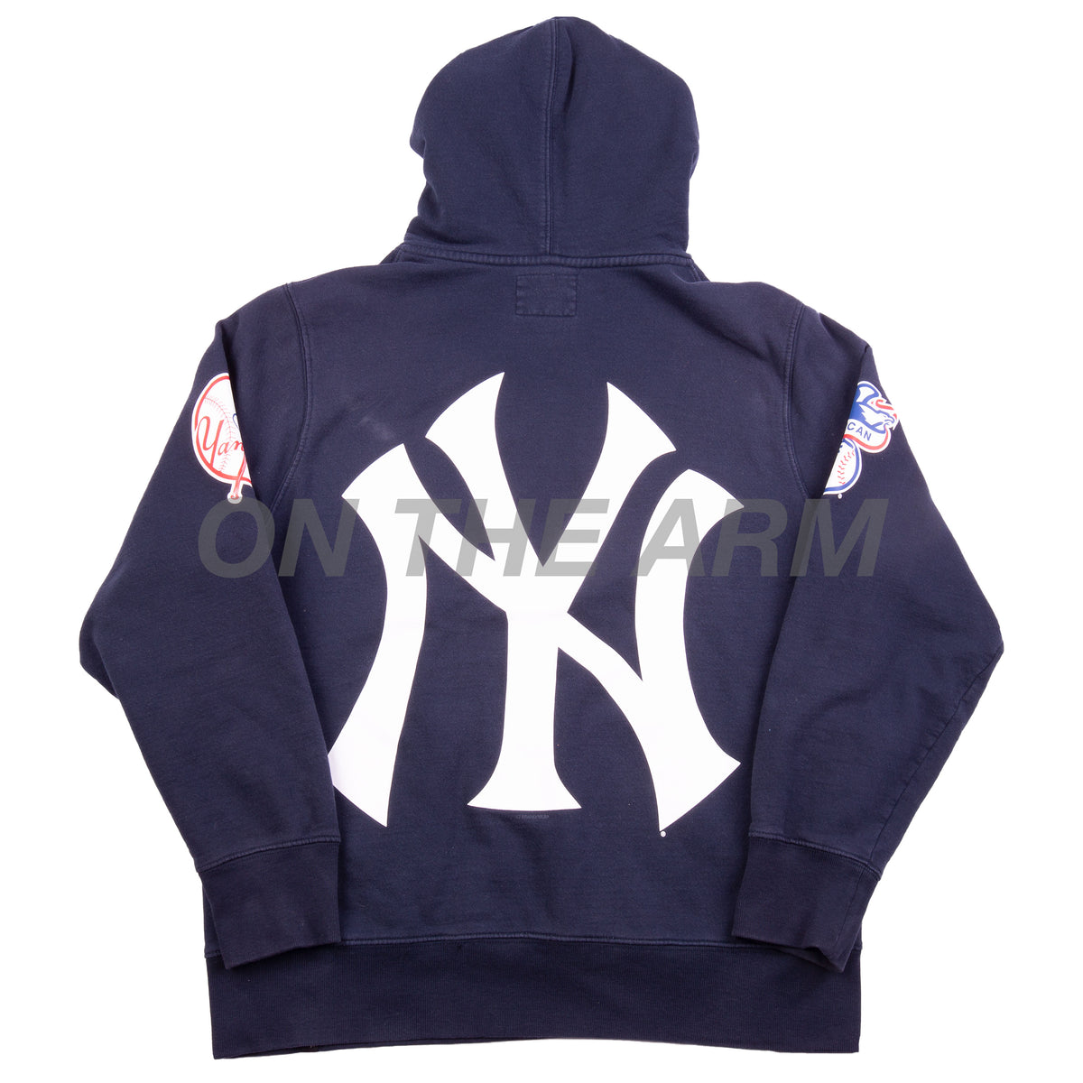 Supreme new york yankees on sale hoodie