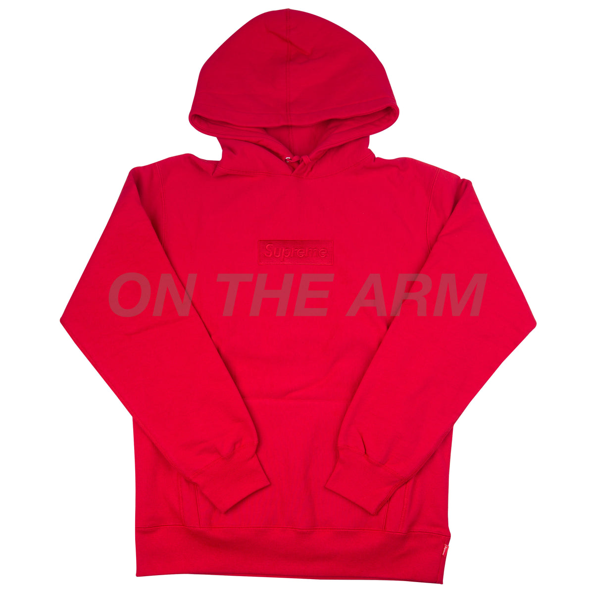 Supreme Red Tonal Box Logo Hoodie (2014) – On The Arm