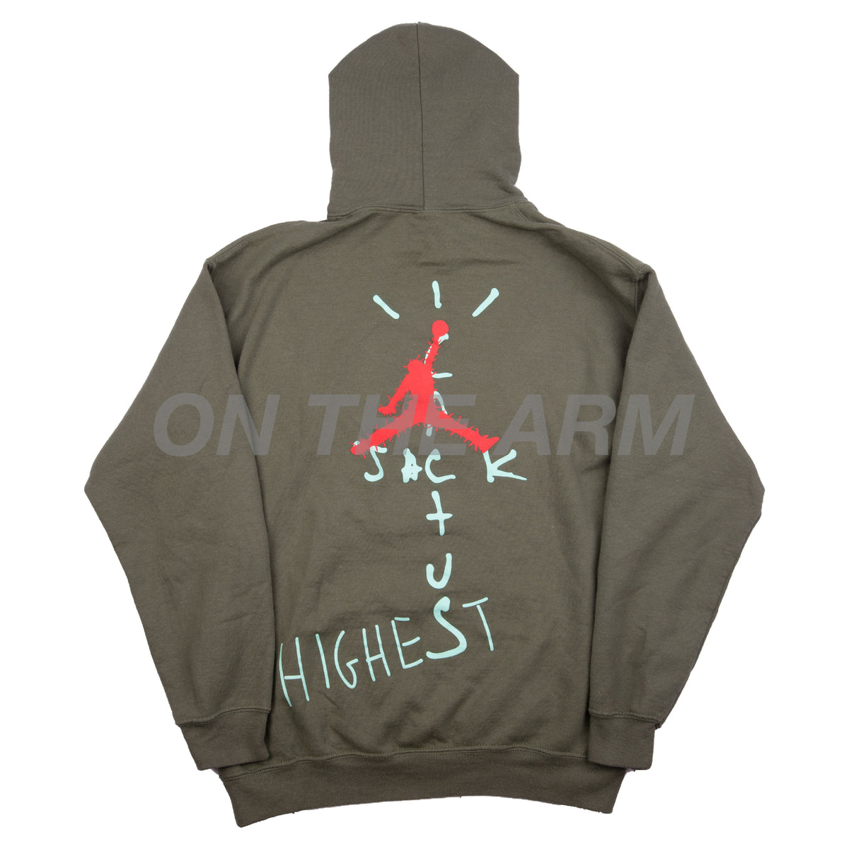 Travis Scott Green Nike/Air Jordan Highest Hoodie – On The Arm