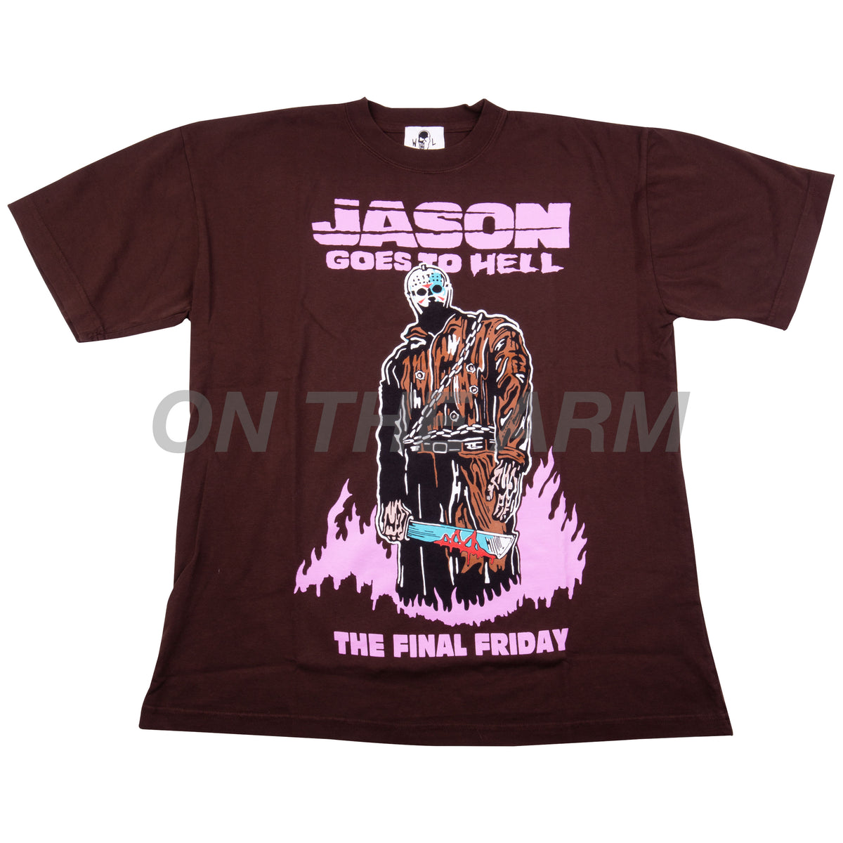 Warren Lotas Brown Jason Goes To Hell Tee – On The Arm