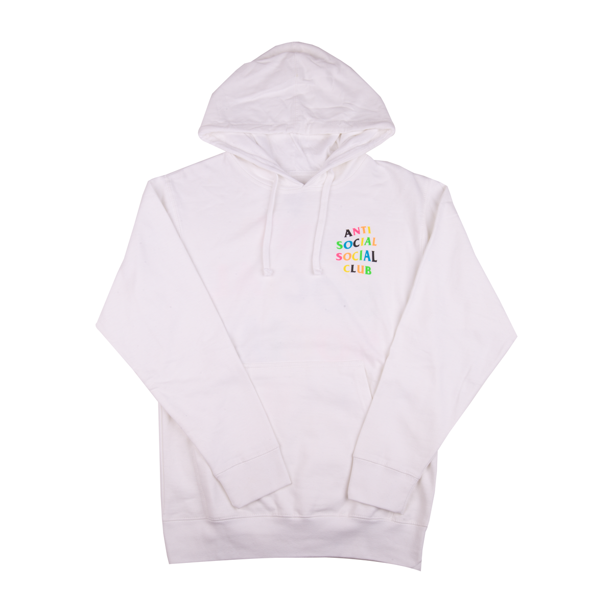 Anti social social 2025 club hoodie rainbow