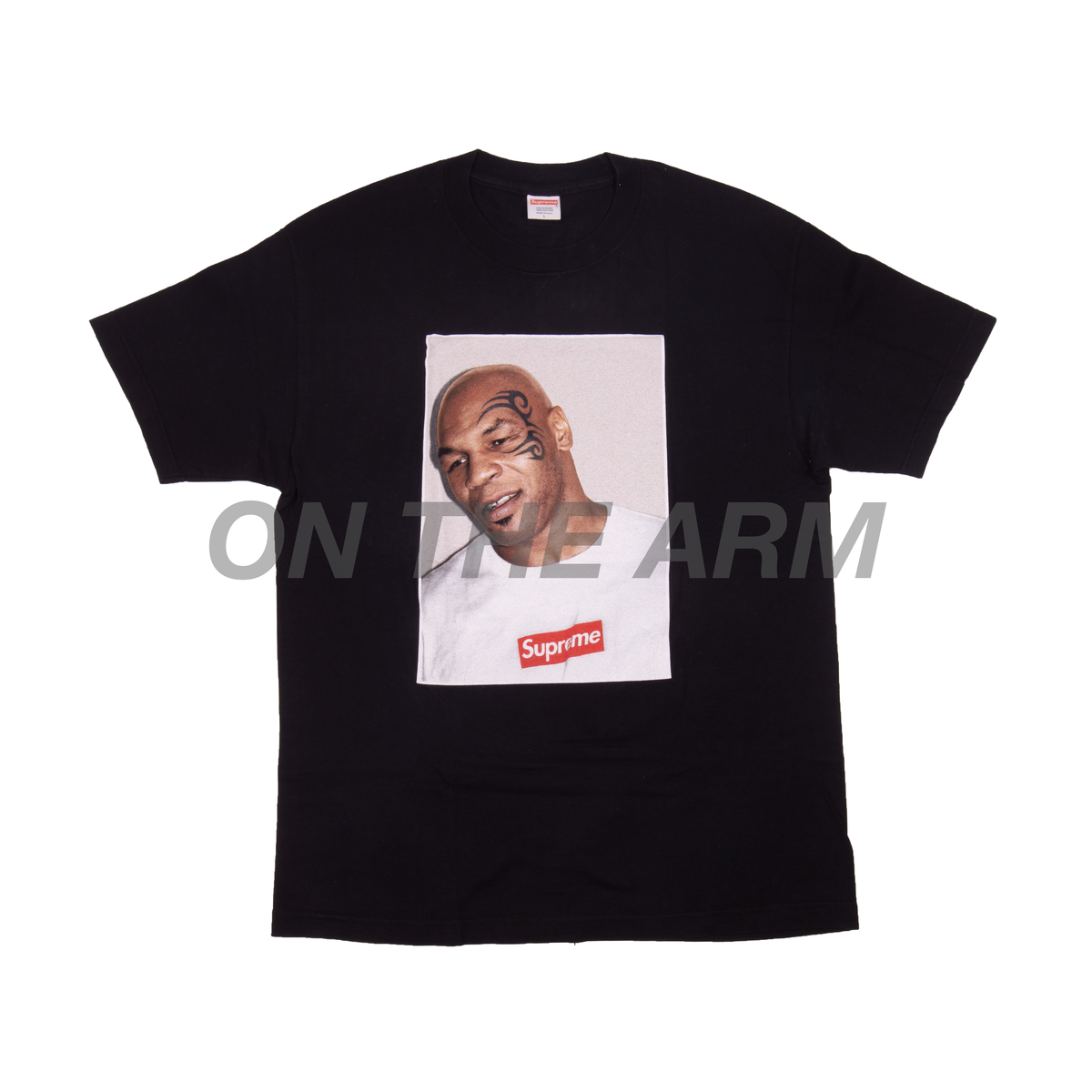 Supreme Black Mike Tyson Tee On The Arm
