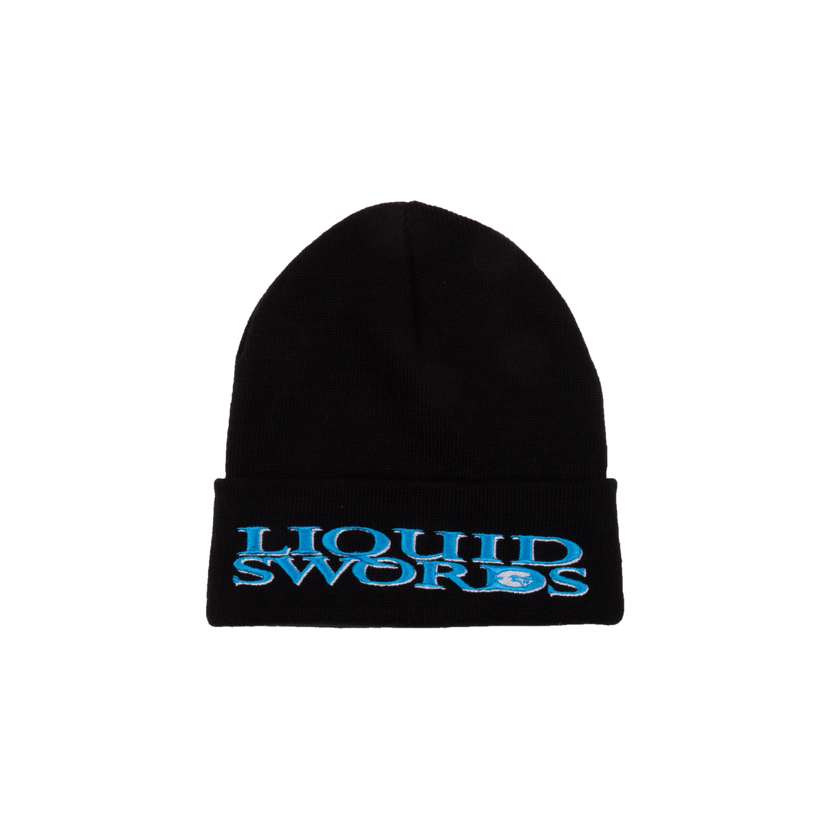 Supreme Black Liquid Swords Beanie – On The Arm