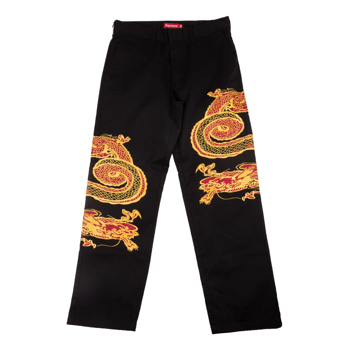 Supreme Black Dragon Work Pants – On The Arm