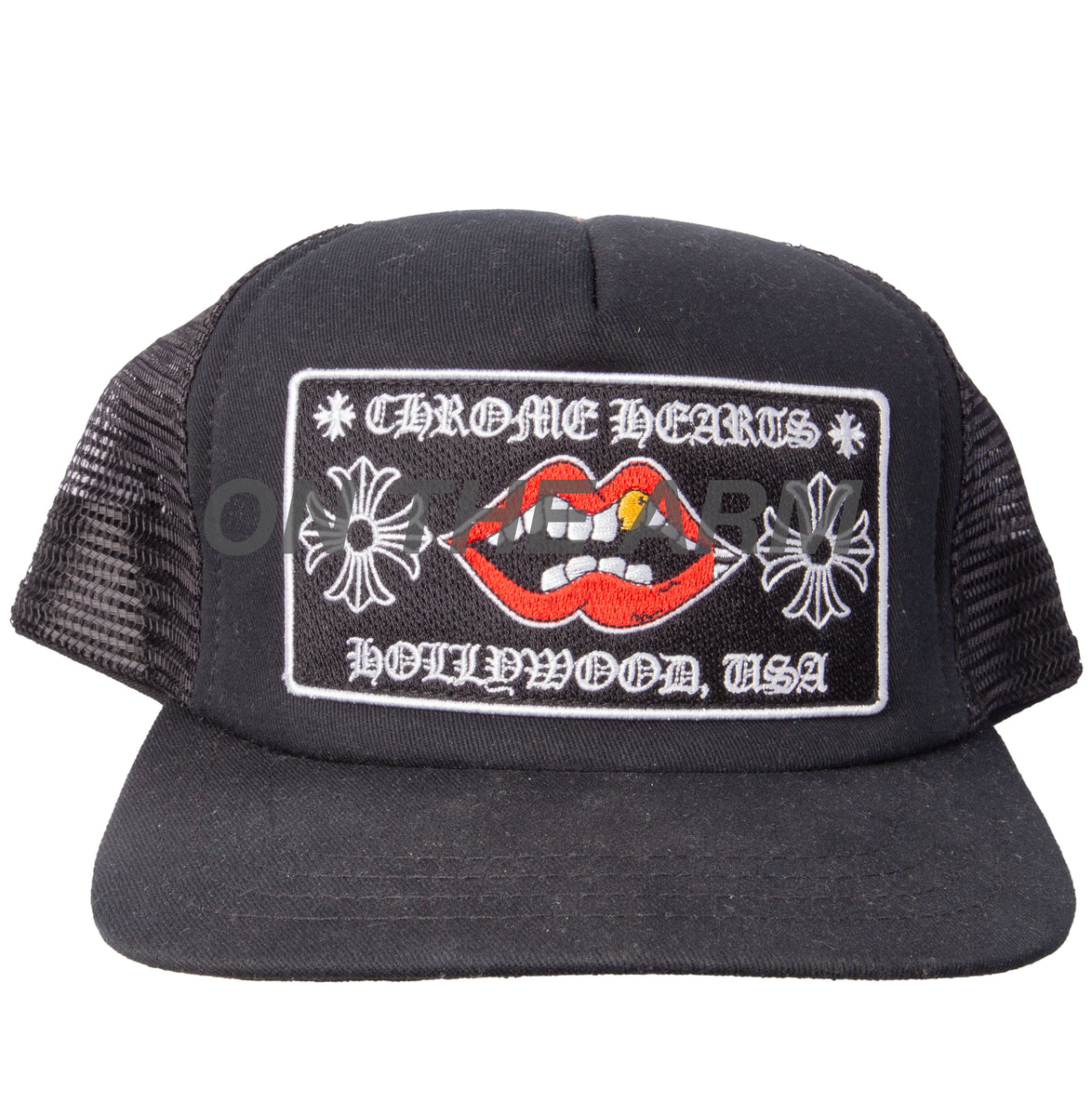 Chrome Hearts Black Matty Boy Chomper Trucker Hat – On The Arm