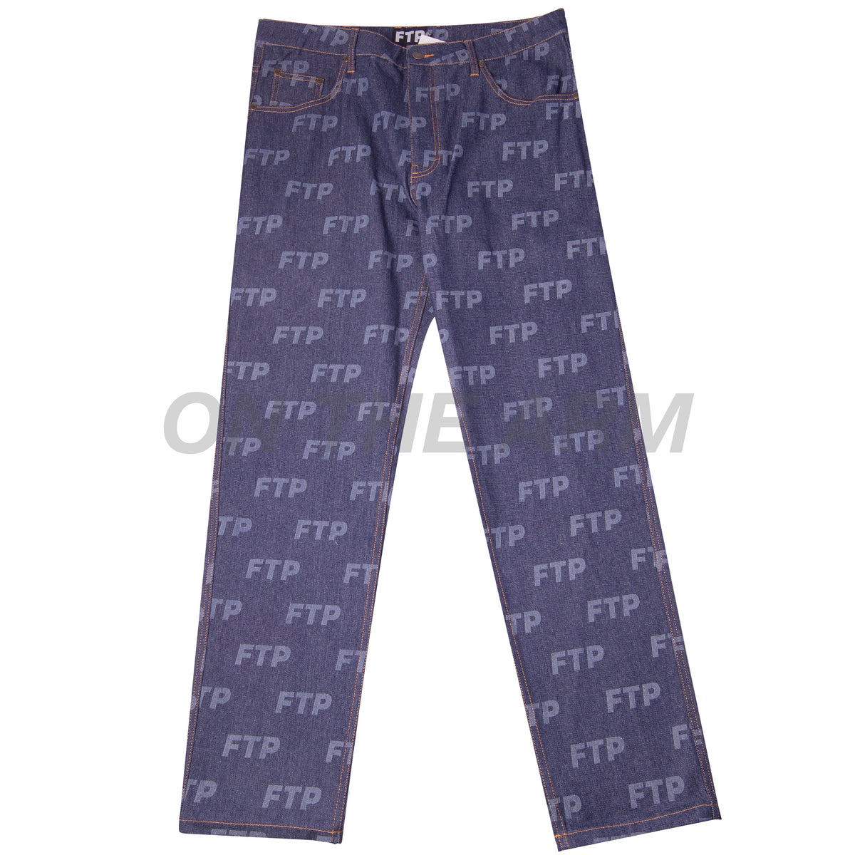 FTP Indigo All Over Denim Pant – On The Arm