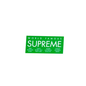 Supreme Green International Sticker