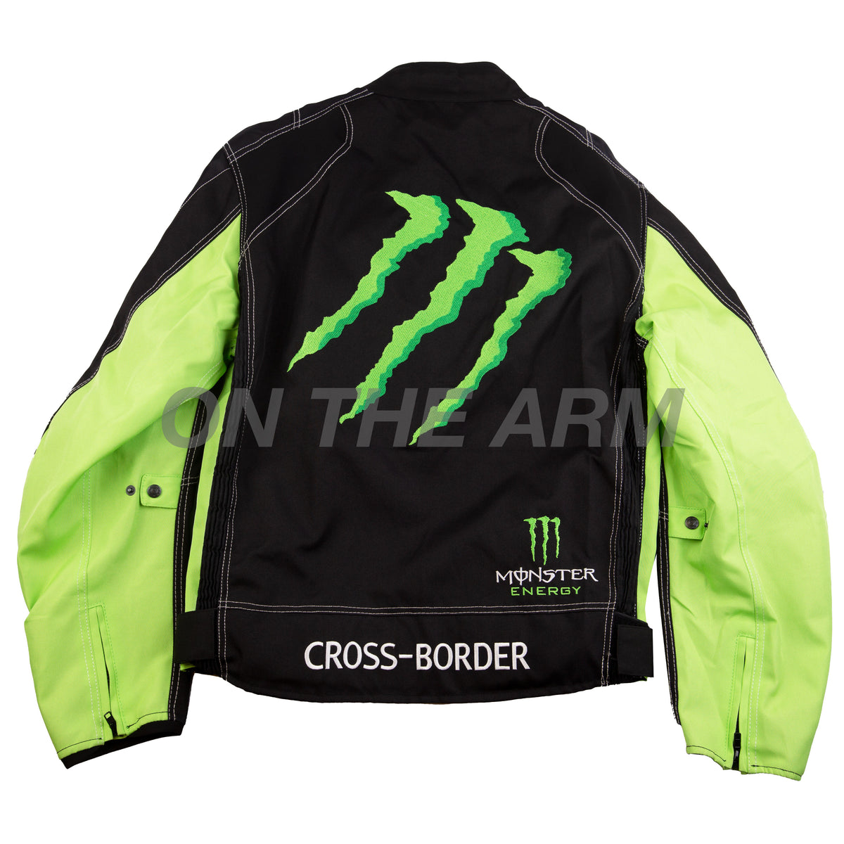 Vintage Black Monster Energy Jacket – On The Arm