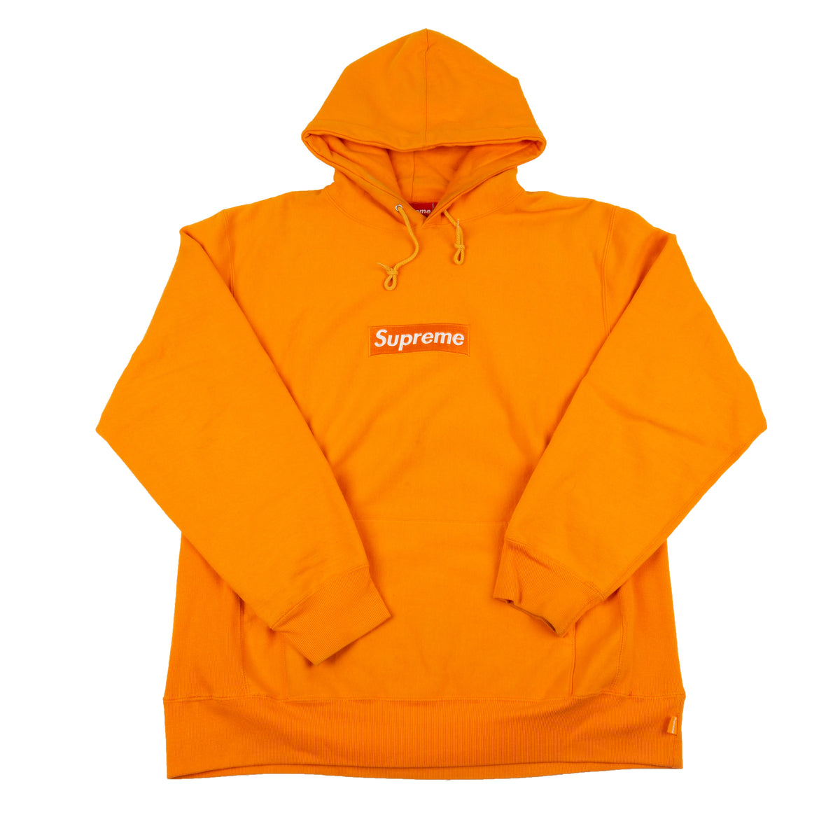 Supreme Orange Box Logo Hoodie – On The Arm