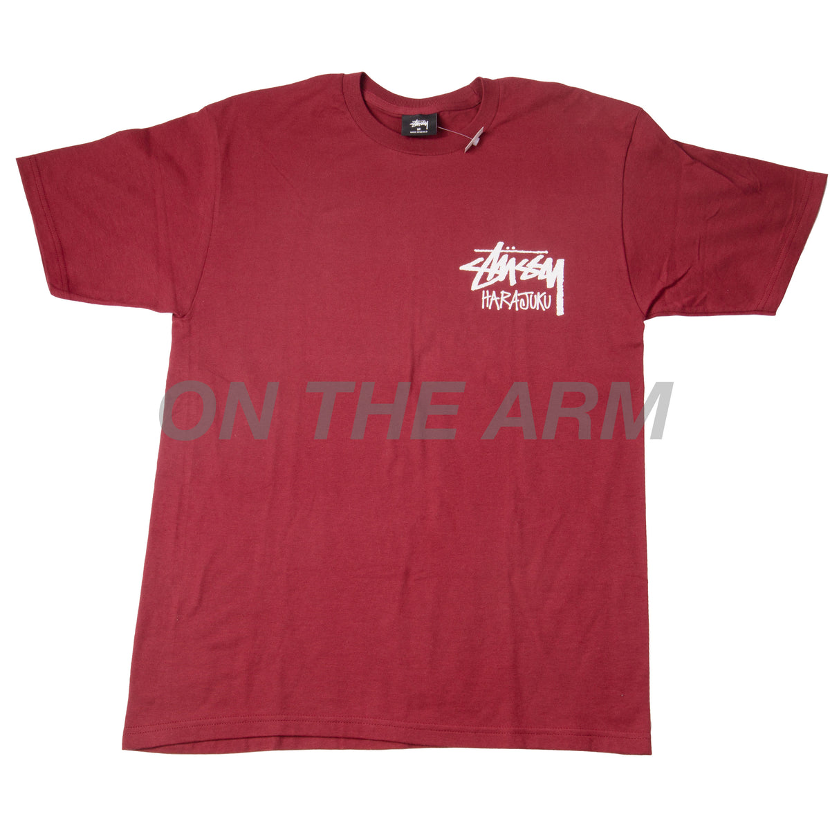 Stussy Maroon Harajuku Chapter Tee – On The Arm