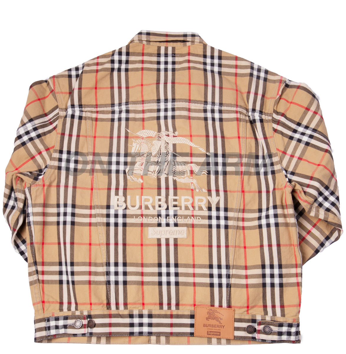Supreme Plaid Burberry Jacket – On The Arm