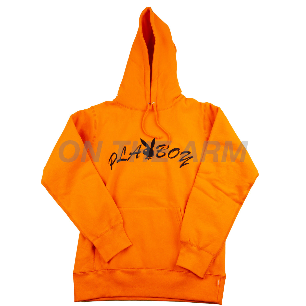 Supreme Orange Playboy Hoodie PRE-OWNED – On The Arm