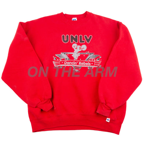 Vintage Red UNLV Rebels Russell Athletic Crew