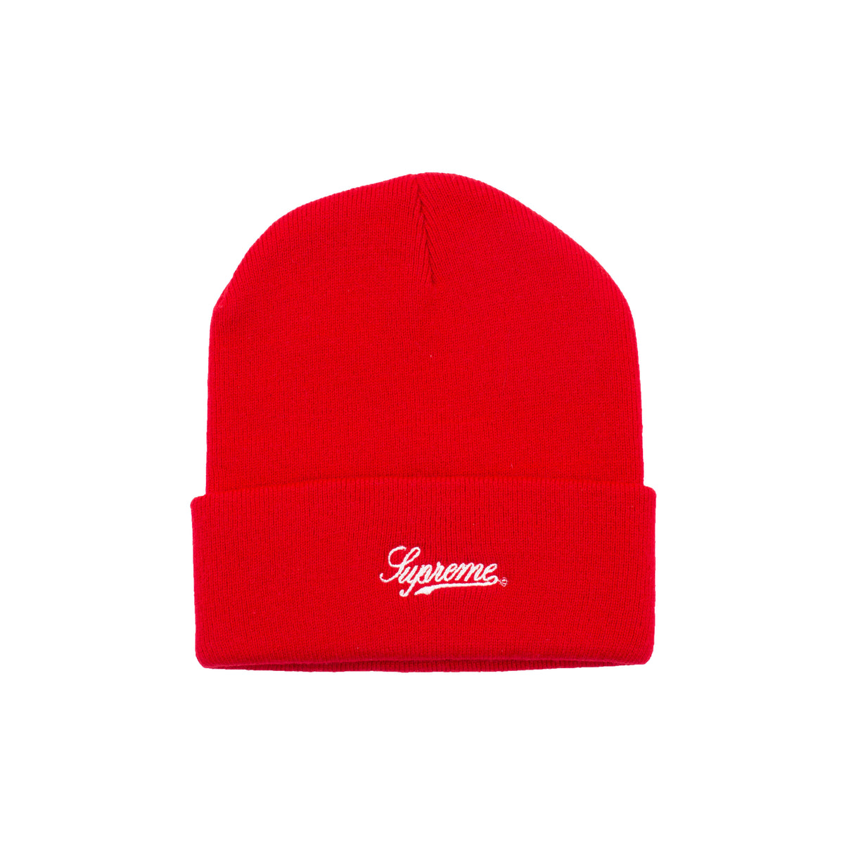 Supreme Red Virgin Mary Beanie – On The Arm display picture 1