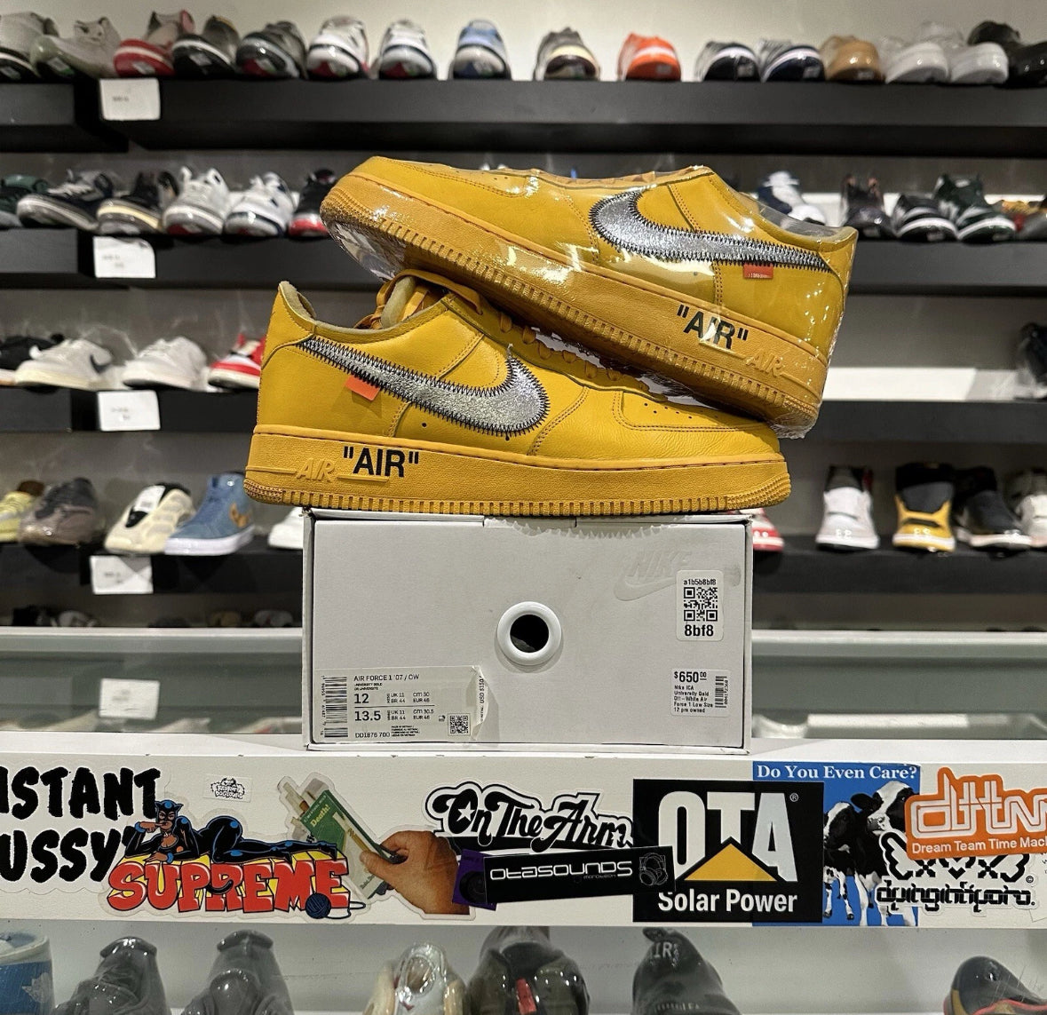 Nike Lemonade Off-White Air Force 1 Low PRE-OWNED
