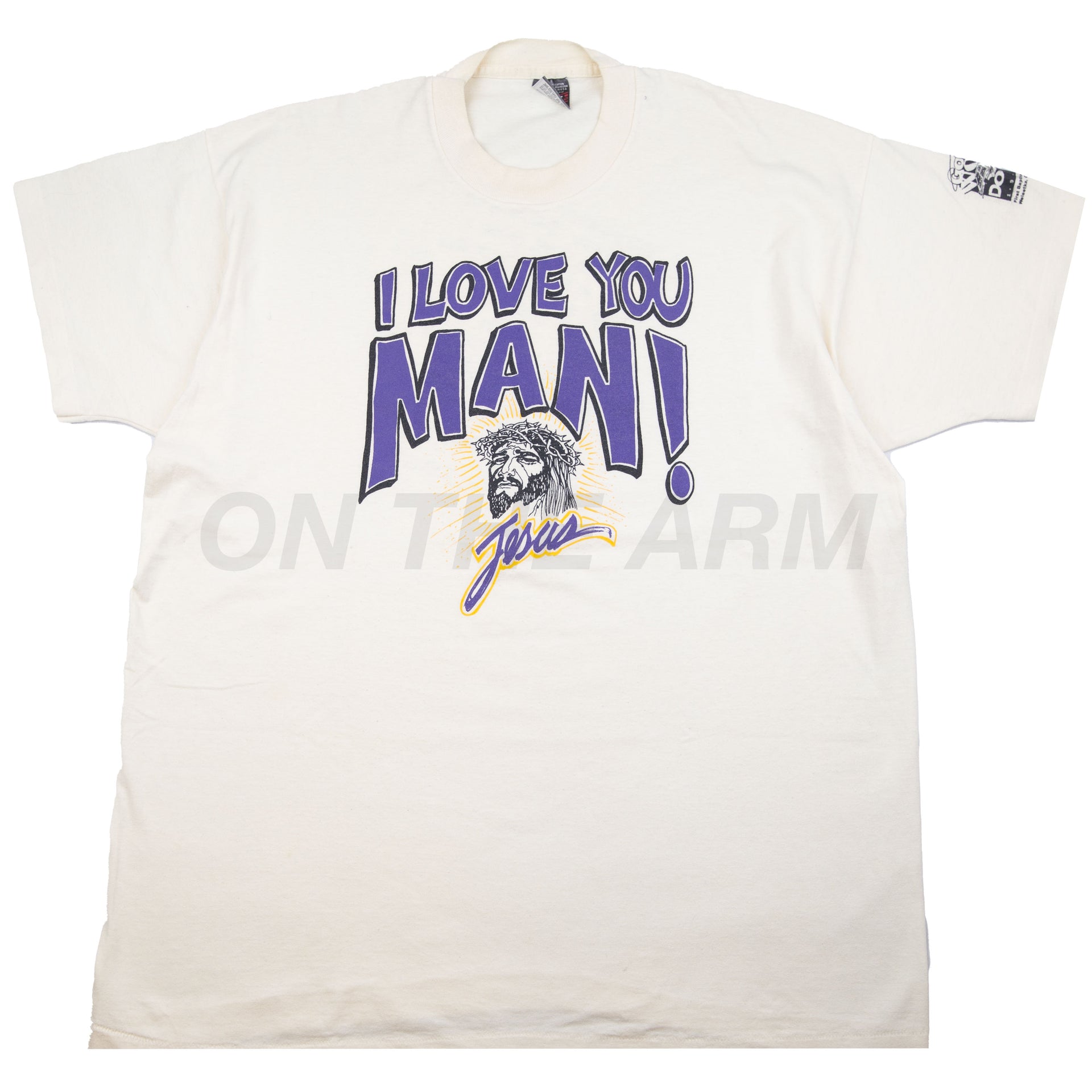 Vintage Natural Jesus I Love You Man Tee (1990's)
