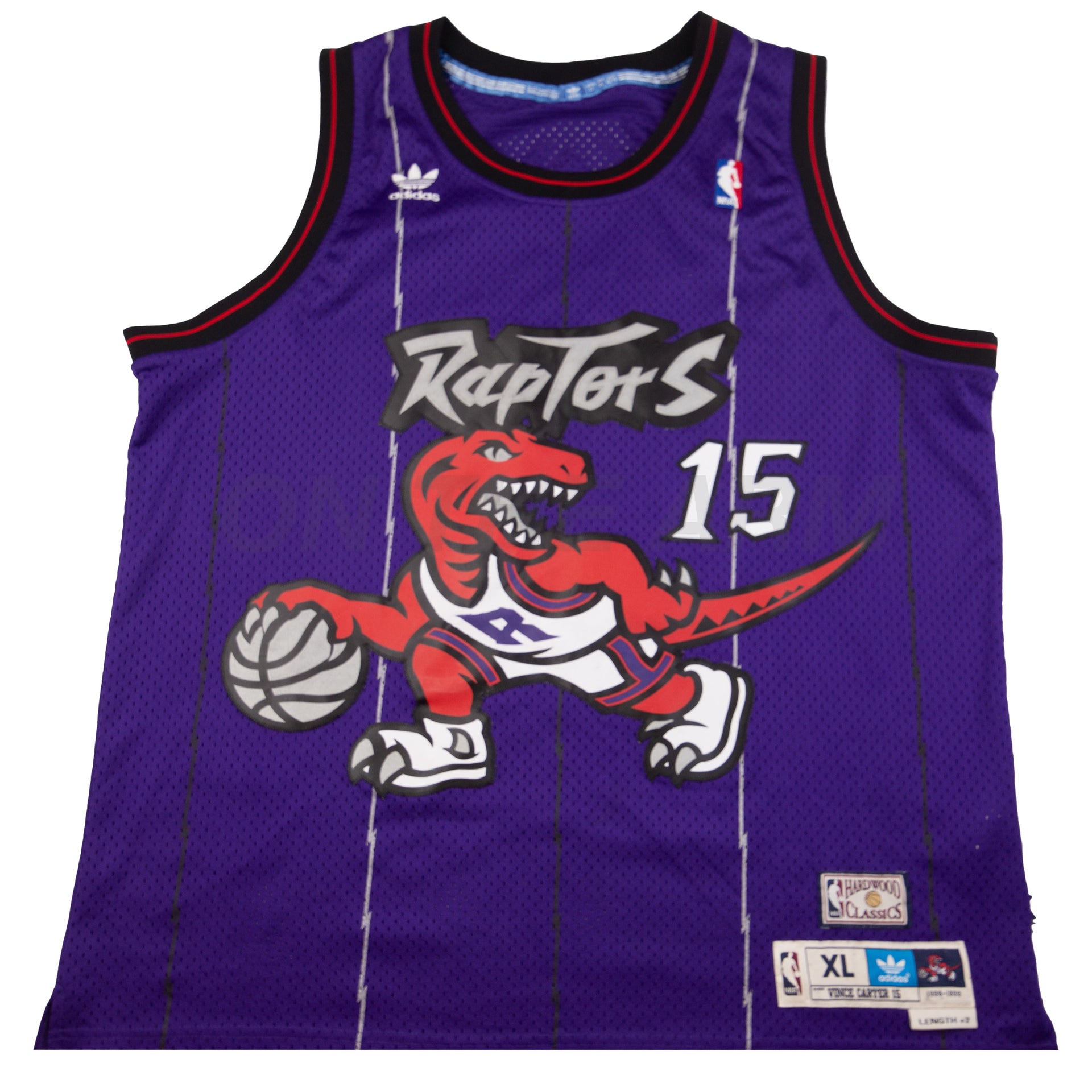 Vintage Purple Raptors Carter Adidas Jersey