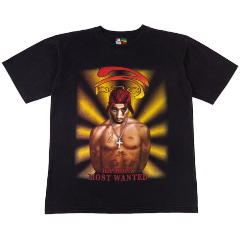 Vintage Black Tupac America's Most Wanted Tee (2000's)