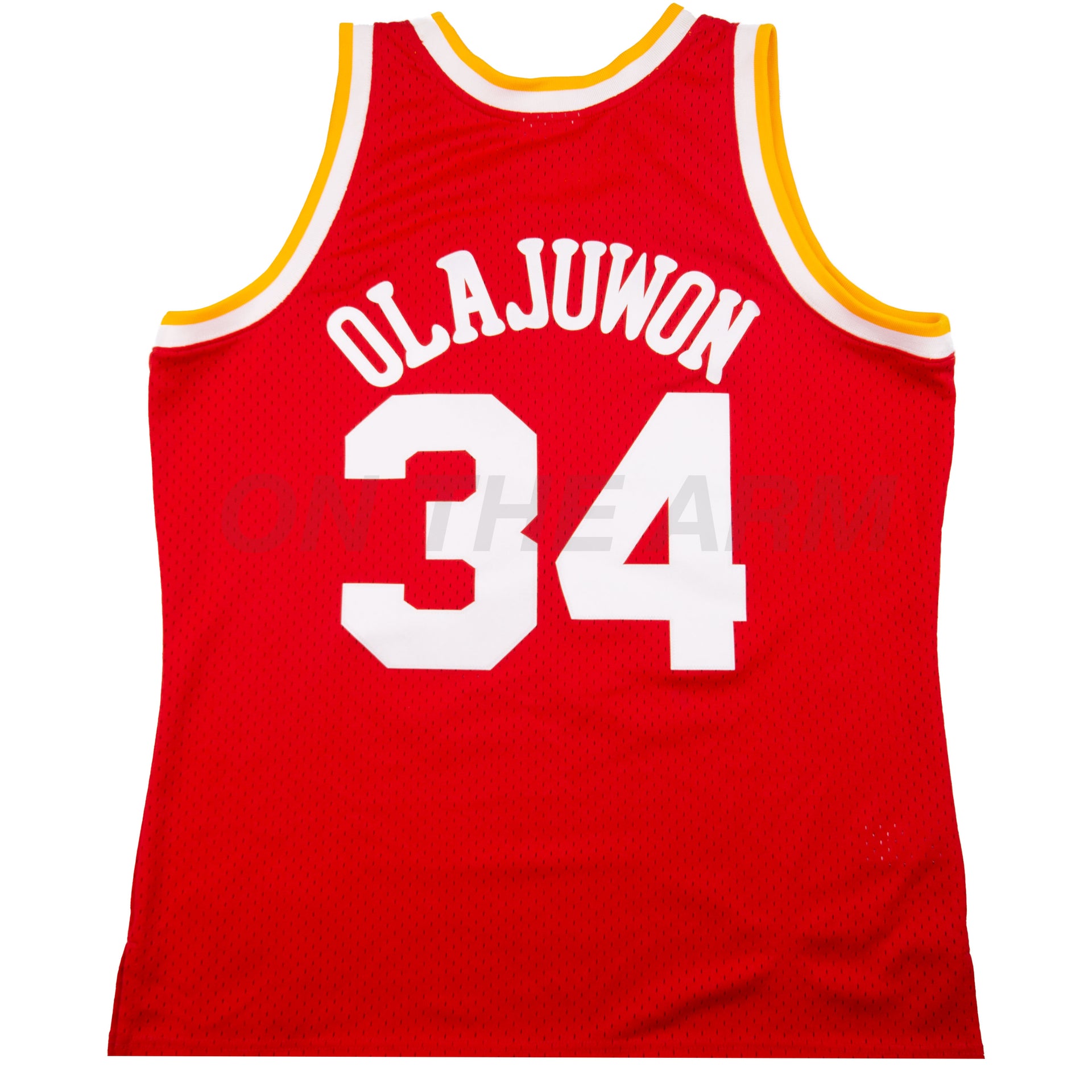 Vintage Red Rockets Olajuwon Mitchell & Ness Swingman Jersey
