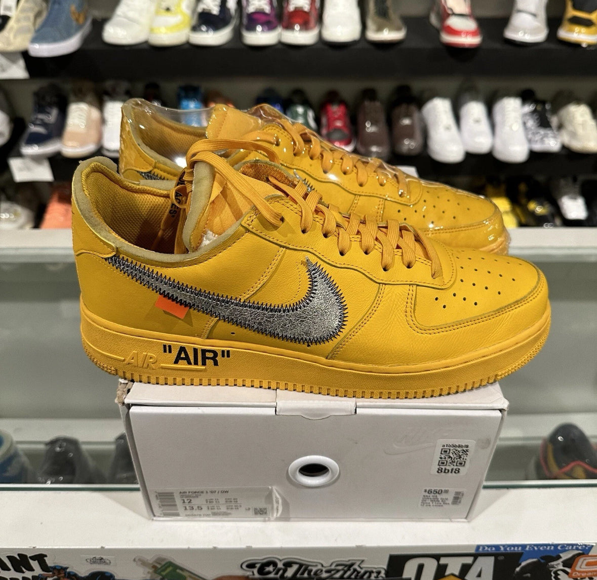 Nike Lemonade Off-White Air Force 1 Low PRE-OWNED