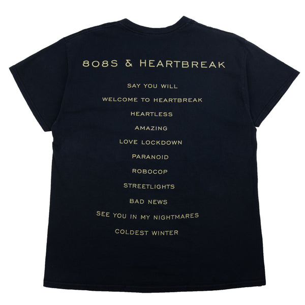 Kanye West Black 808's & Heartbreak Hollywood Bowl Tee (2015) PRE-OWNED