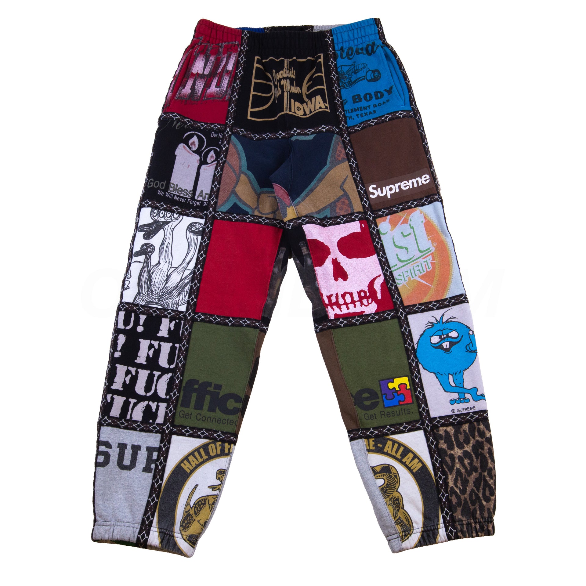 Supreme Number (N)ine Patchwork Sweatpants