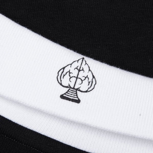 OTA Black/White Seeing Sounds Rugby Polo L/S