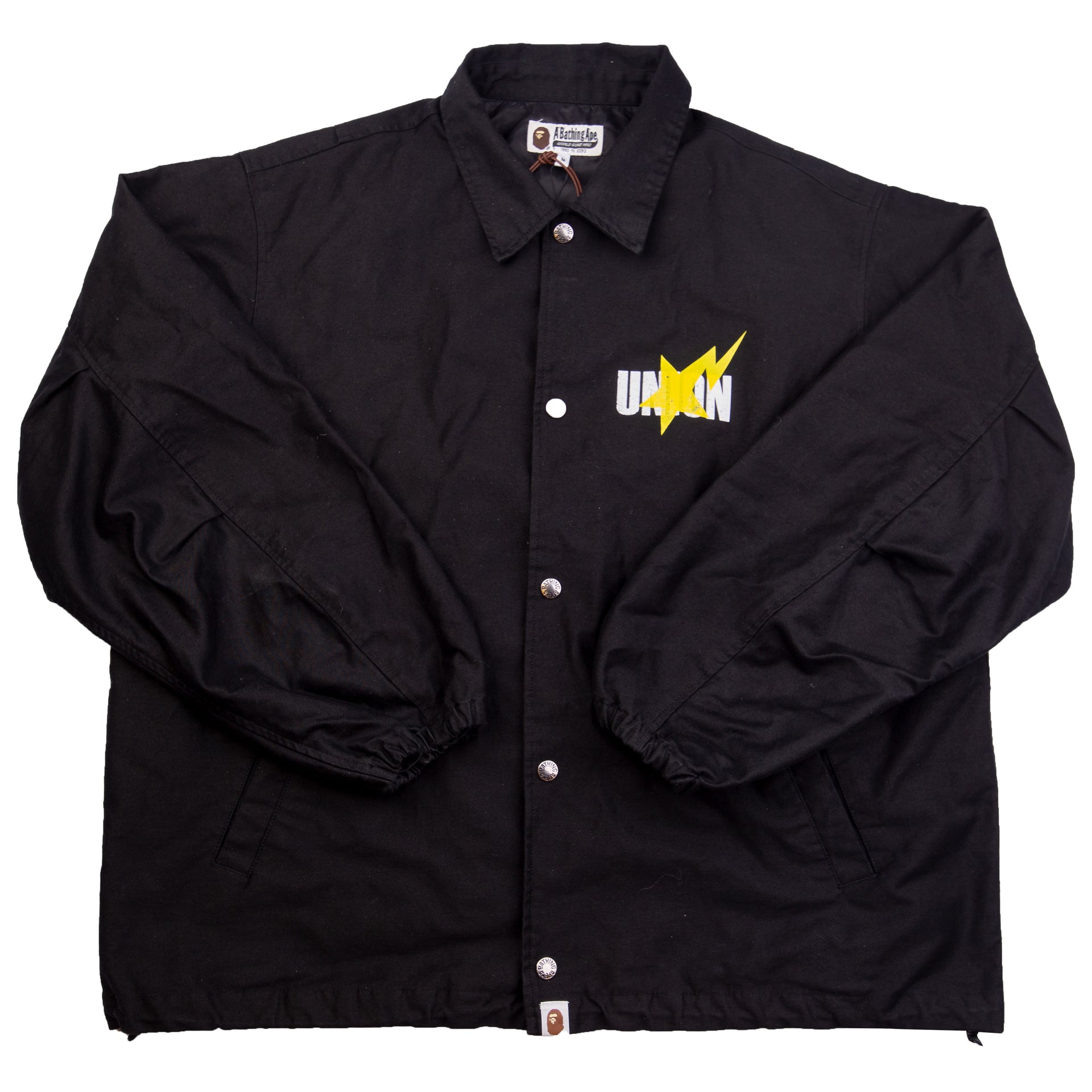 Bape Black Union Coaches Jacket