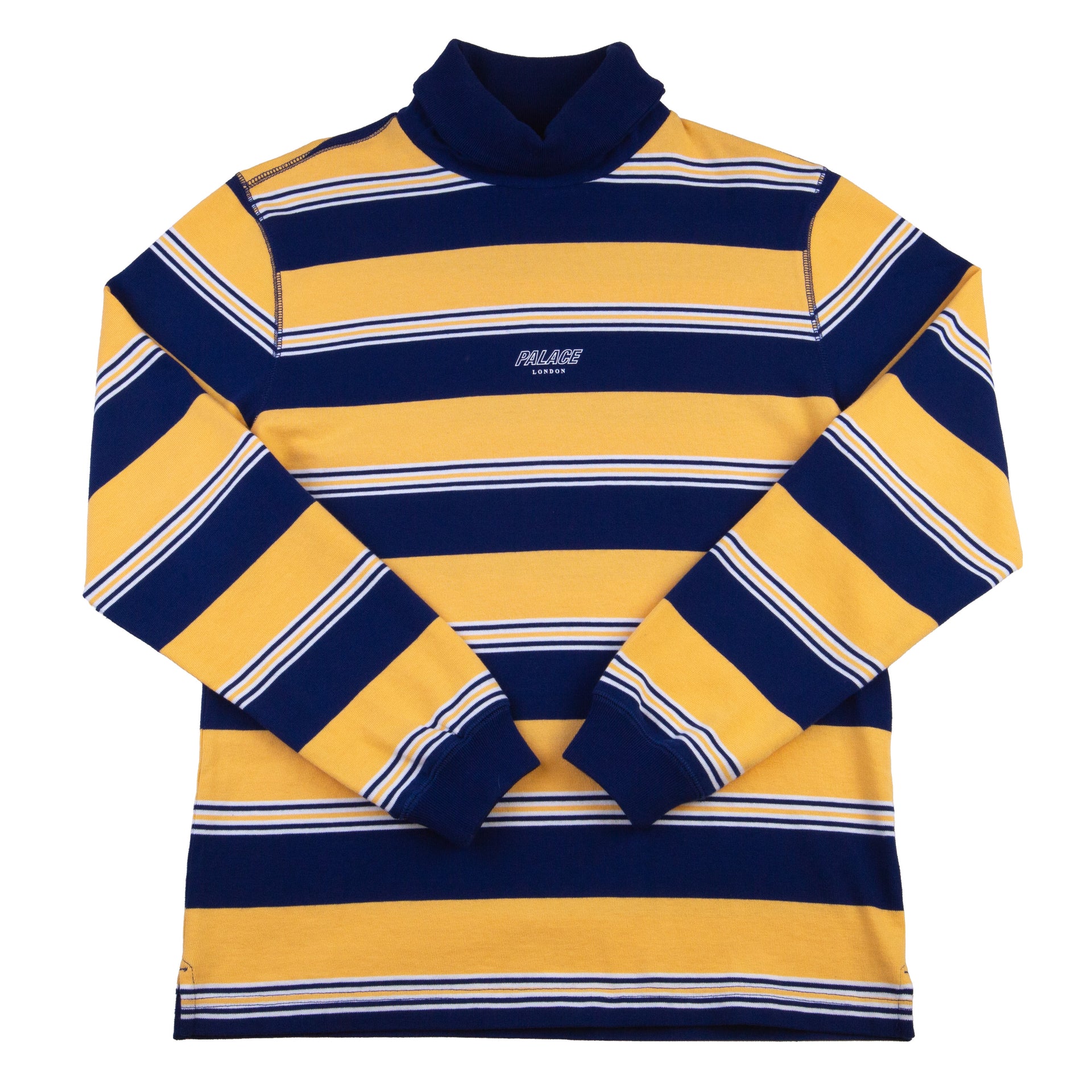 Palace Navy/Yellow Striped High Roller Top PRE-OWNED