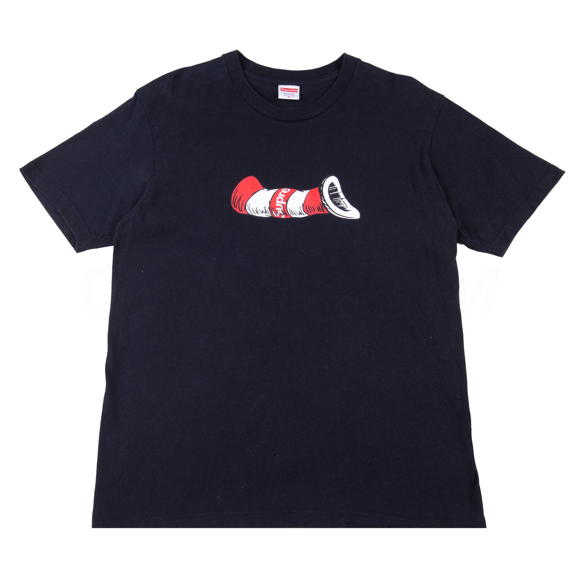 Supreme Black Cat in the Hat Tee PRE-OWNED