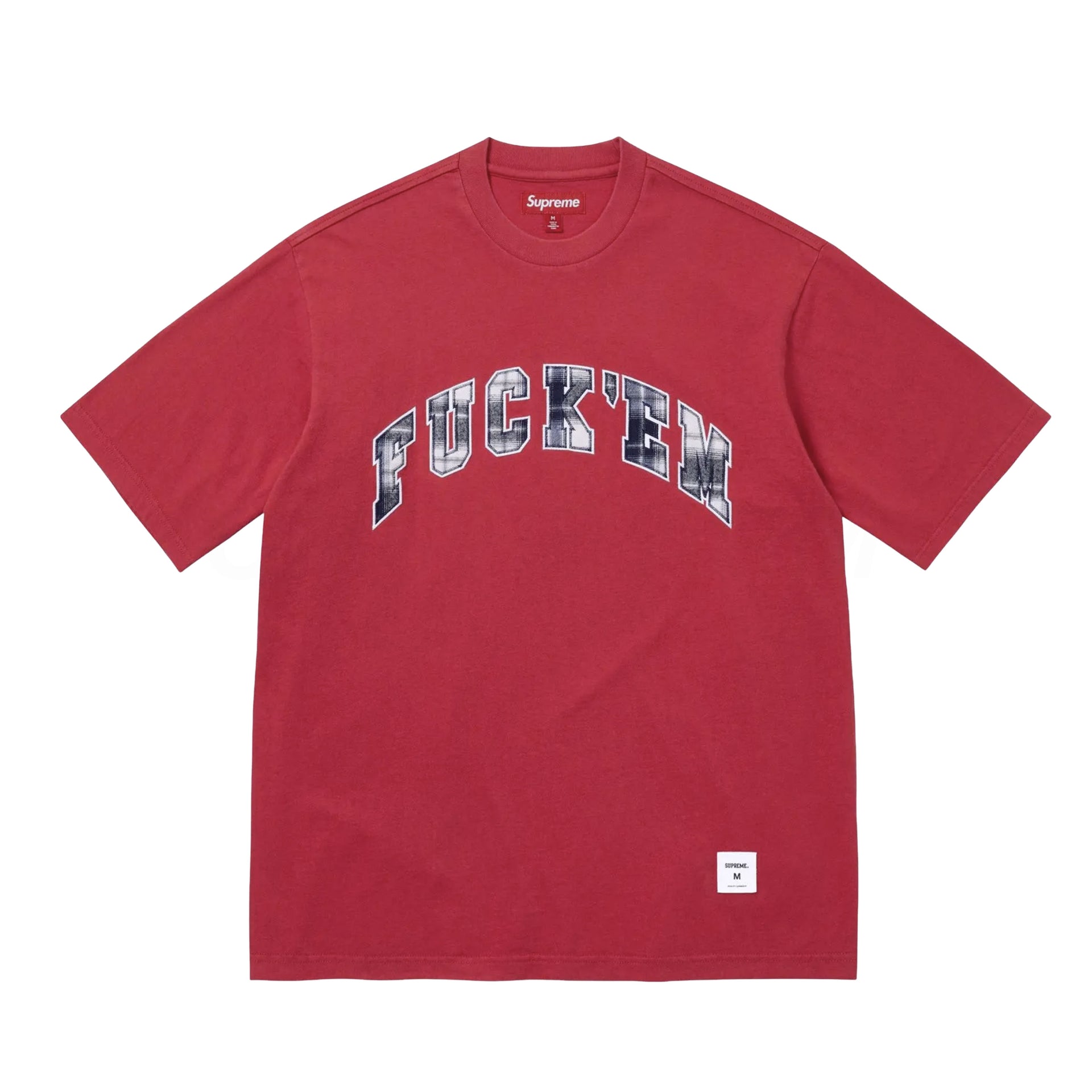 Supreme Red Fuck 'Em S/S Top