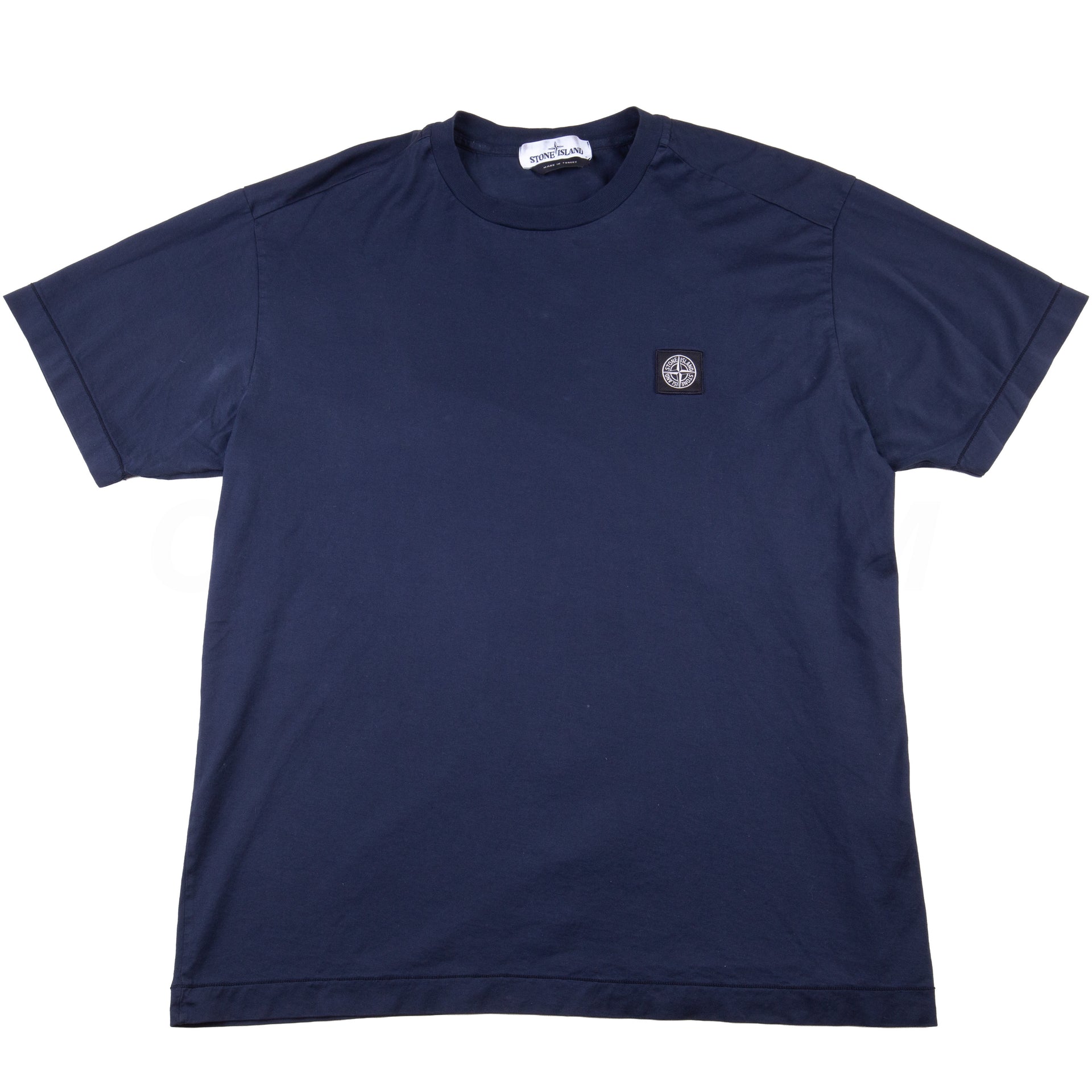 Stone Island Navy Compass Tee PRE-OWNED