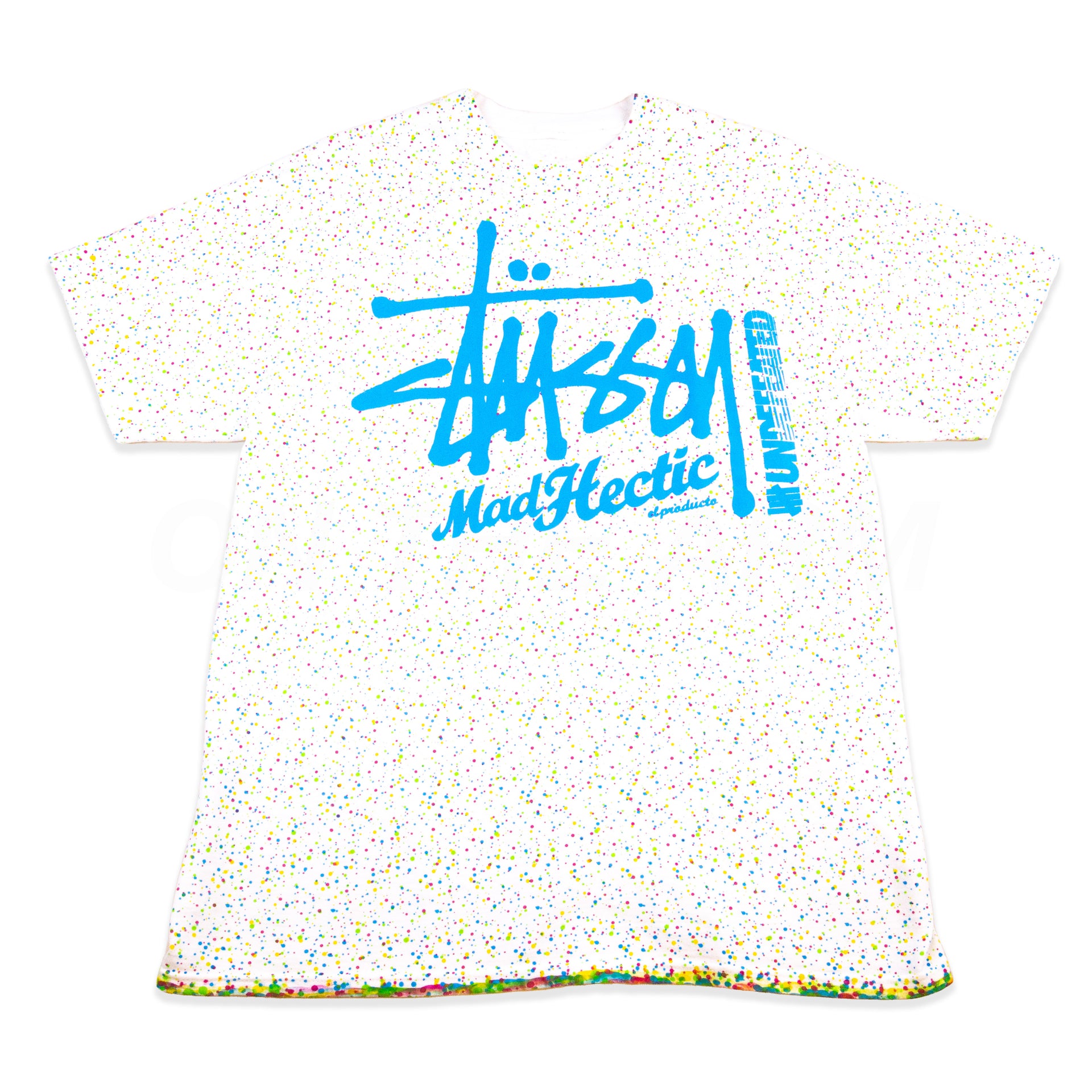 Stussy White Undefeated Madhectic Tee PRE-OWNED