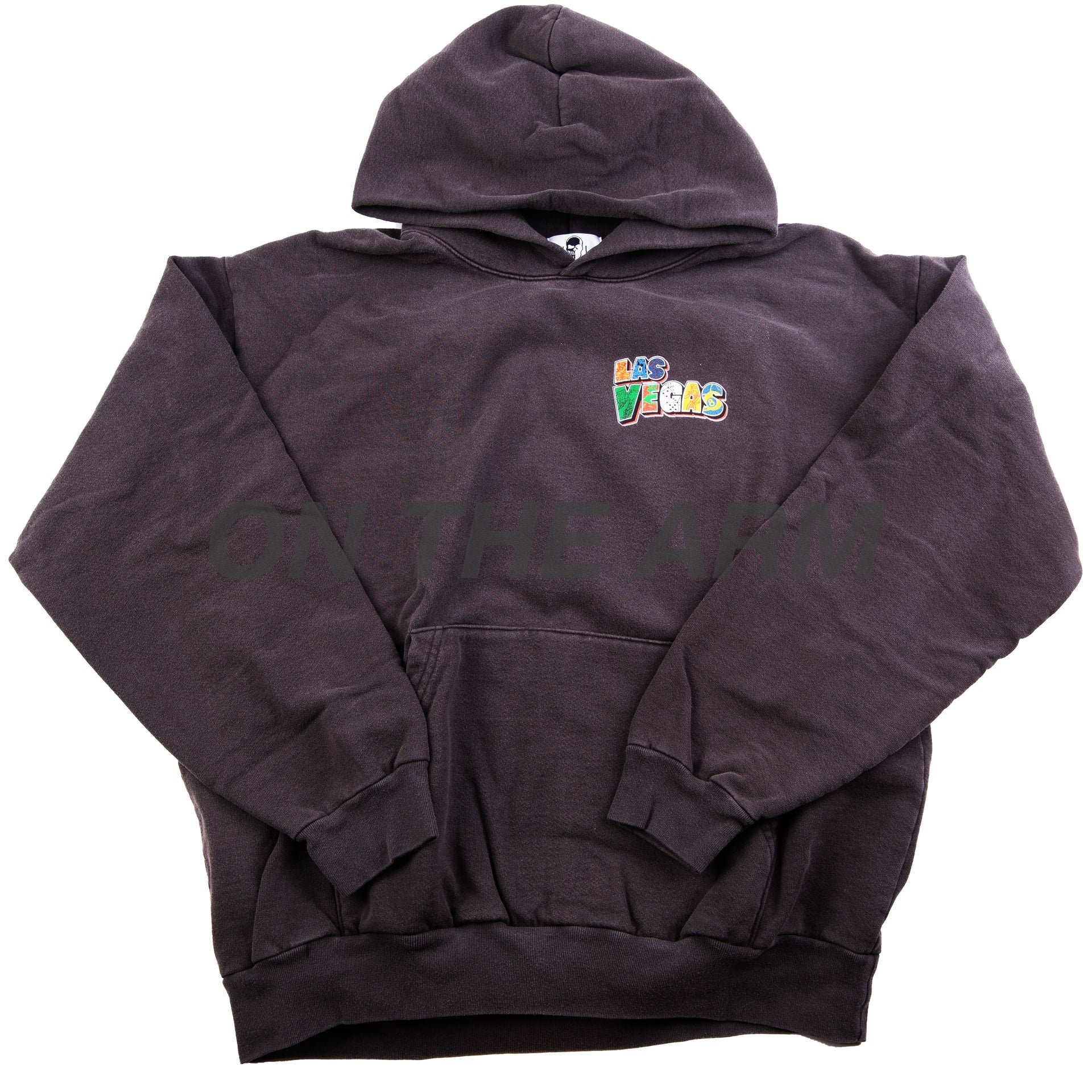 Warren Lotas Washed Black Las Vegas Hoodie