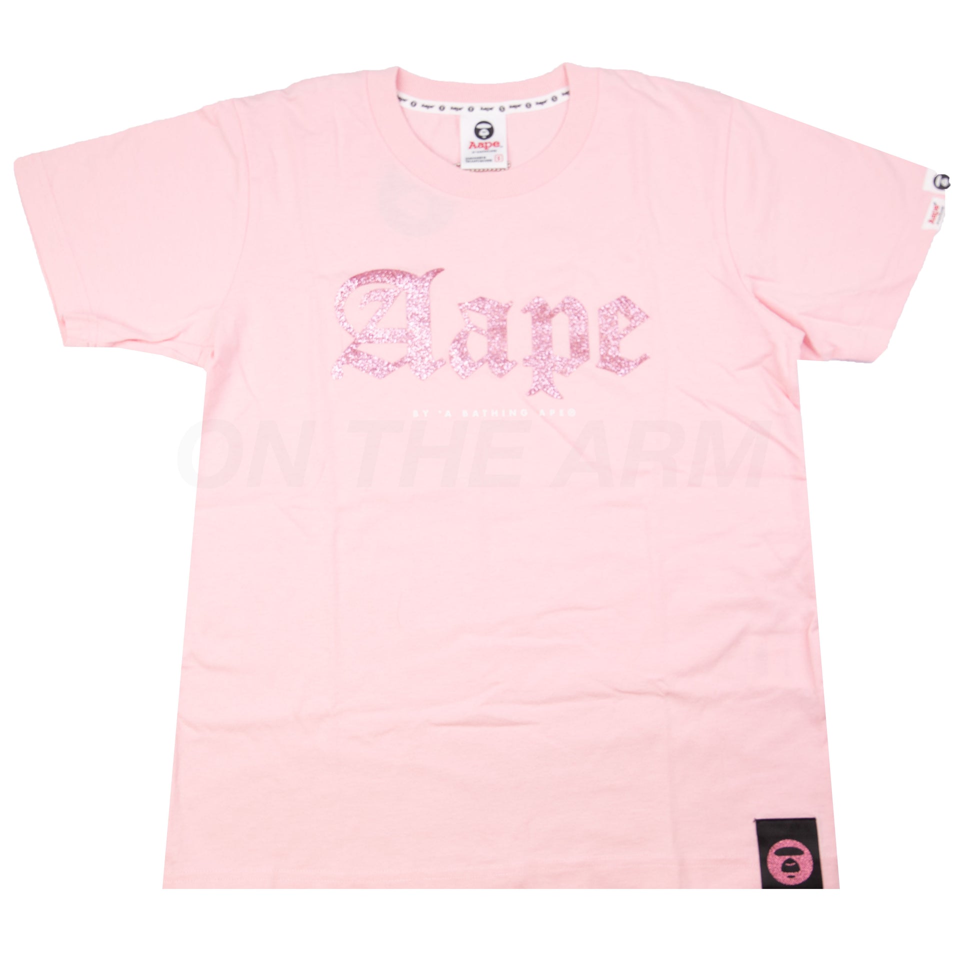 Aape Pink Glitter Tee